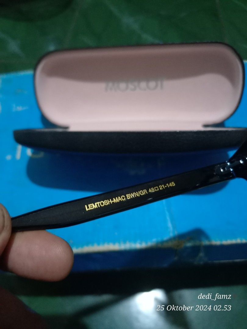 Mosco Frame Frame Kacamata baca gaya moscot lemtos, Fesyen Pria, Aksesoris ...