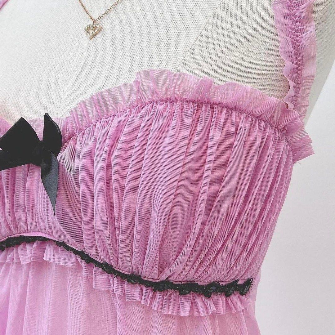 Fredericks of Hollywood vintage 90s babydoll milkmaid padded dress coquette fairy  dress, Women's Fashion, Dresses & Sets, Dresses on Carousell