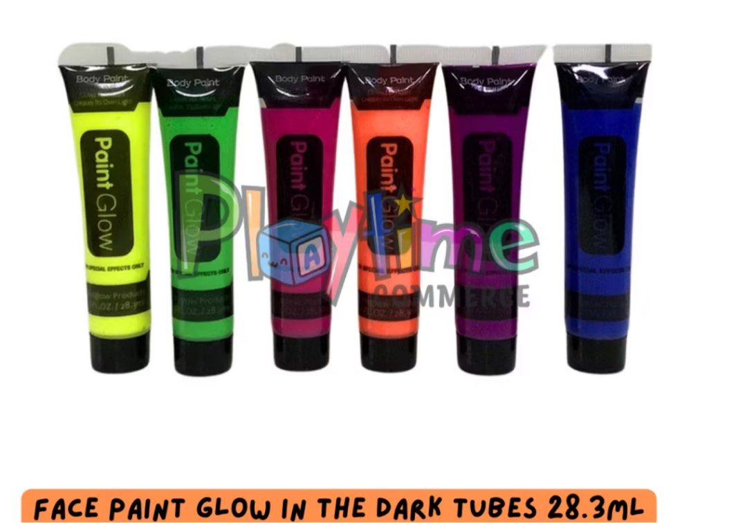 Glow in the dark face paint (Category: Face Care) located in Pasay City. Submitted by shirley.manacsa (Listing ID 1332467861, Image 1). Description: .
