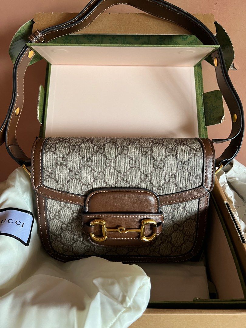 Gucci Horsebit (Category: Cross-body Bags) located in Marikina City. Submitted by napdotcom (Listing ID 1332543931, Image 1). Description: Negotiable Decluttering. With Box and DustBag.