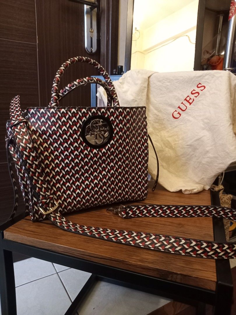 Carousell Vintage Guess Shoulder Bag Tas Tangan Kulit GUESS Model