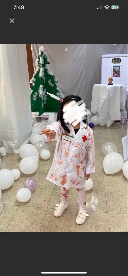 hallowen Nurse costume (Category: Babies & Kids Fashion) located in Quezon City. Submitted by cheaca15 (Listing ID 1332468422, Image 2). Description: hallowen nurse costume 5 to 6 years old .