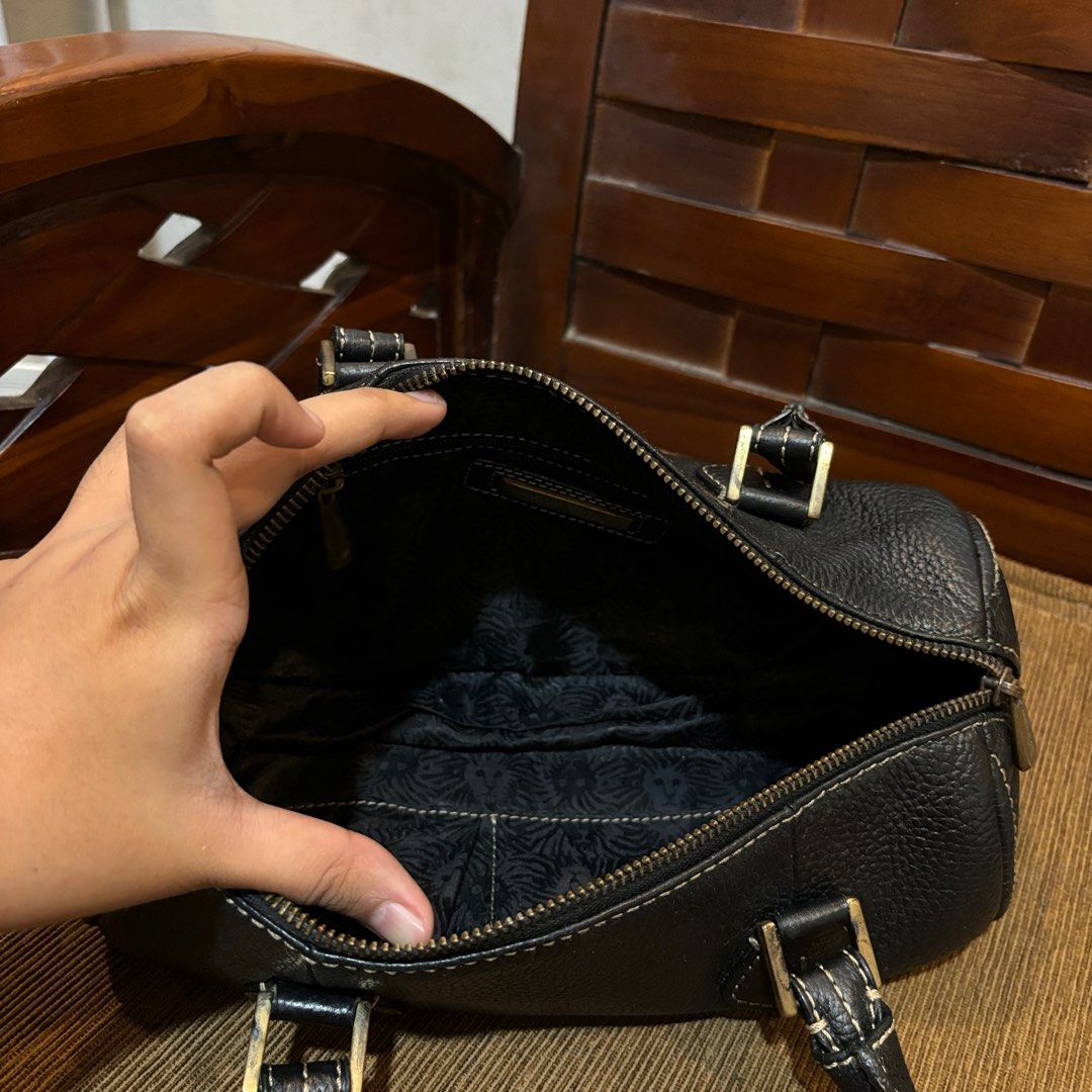 Handbag/shoulderbag anne klein kepala singa, Barang Mewah, Tas