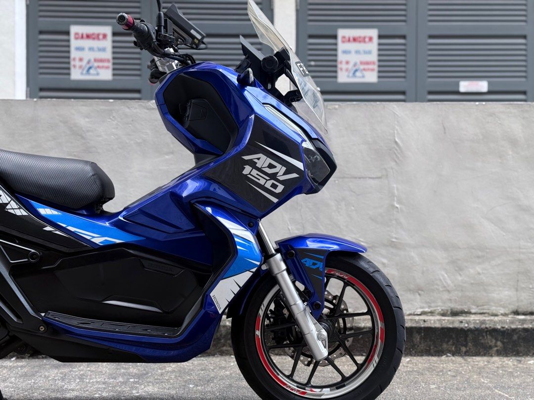 Per HONDA ADV150 ADV 150 ADV-150 2019 2020 2021 Moto CNC Cavalletto Lato Del Piede Del Basamento di Estensione Pad Piastra di Supporto Ingrandire Espansore Per Staffa (Colore : Ttanium