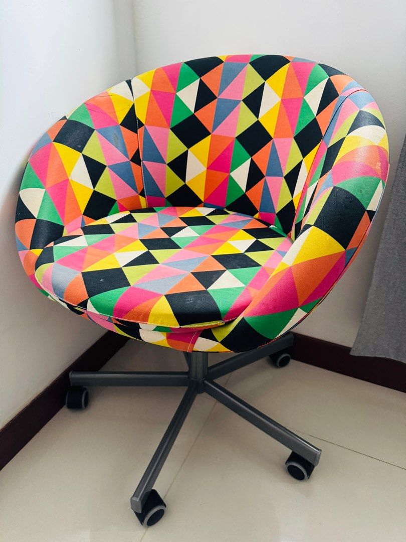 IKEA chair Swivel Skruvsta multicolor