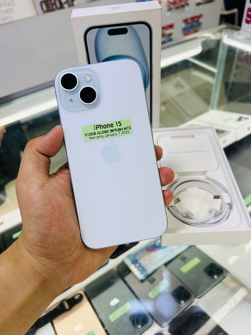 Iphone 15 512GB 96Bh Globelocked no issues (Category: iPhone 15 Series) located in San Juan City. Submitted by saabangadgetshop (Listing ID 1332490107, Image 1). Description: 🔸WE BUY AND SELL ANY KINDS OF GADGETS ( Pass sa Old Model ) 🔸 OPEN FOR SWAP/SELLING: (INSTALLMENT THRU CREDITCARD/GGIVES/SPAYLATER) ‼️TAKENOTE: PASS SA MGA SCAMMERS | THIRD PARTY )‼️ Quick Specs: ⤵️ (ONHAND) iPhone 15 512GB 96BH GLOBELOCKED TO OPENLINE ( soon ) NO HIDDEN I