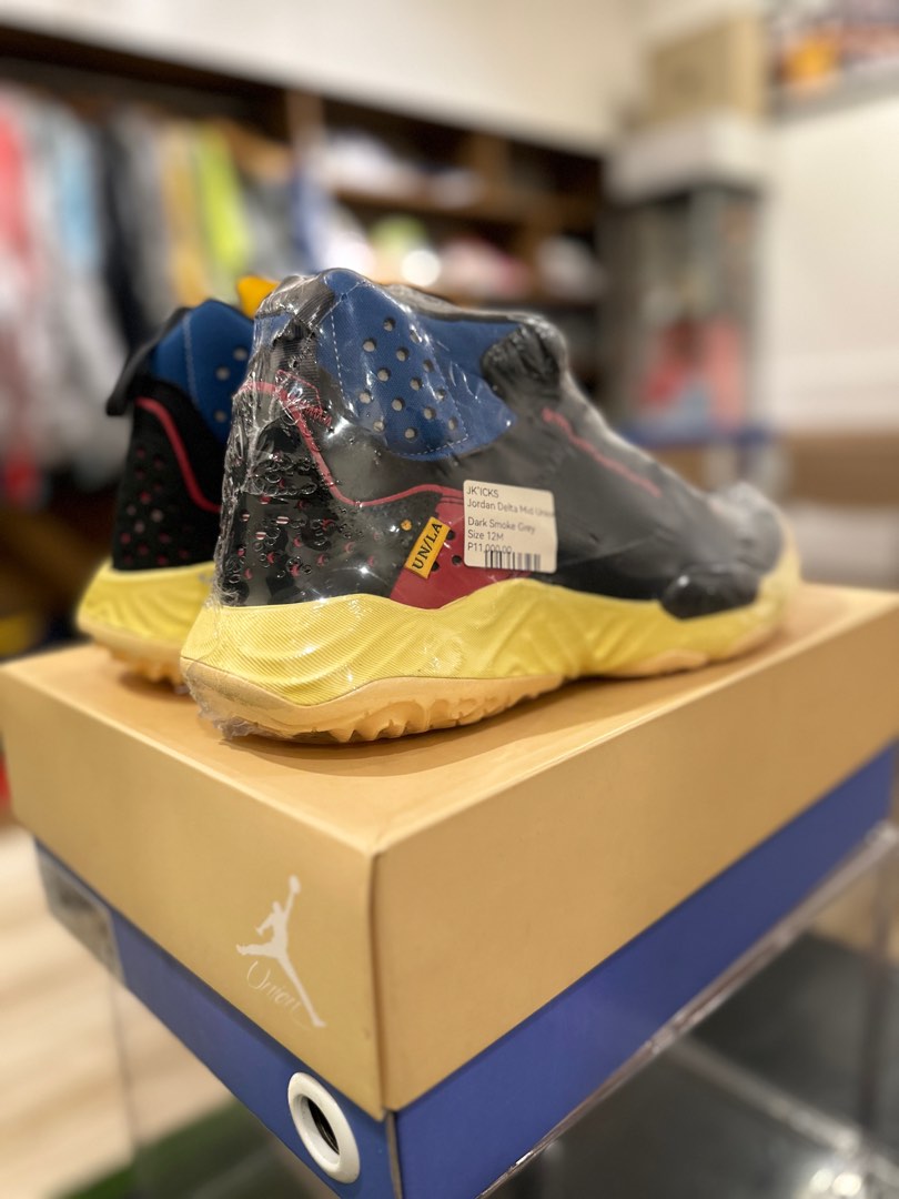 jordan delta mid union on feet