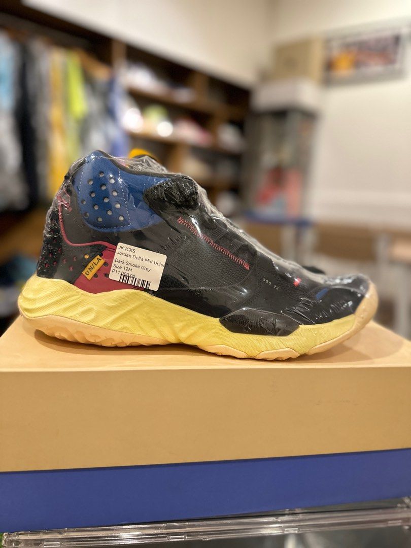 Jordan Delta Mid Union (Category: Sneakers) located in San Fernando. Submitted by luvcollab (Listing ID 1332575228, Image 2). Description: Selling below retail Complete Slightly negotiable .