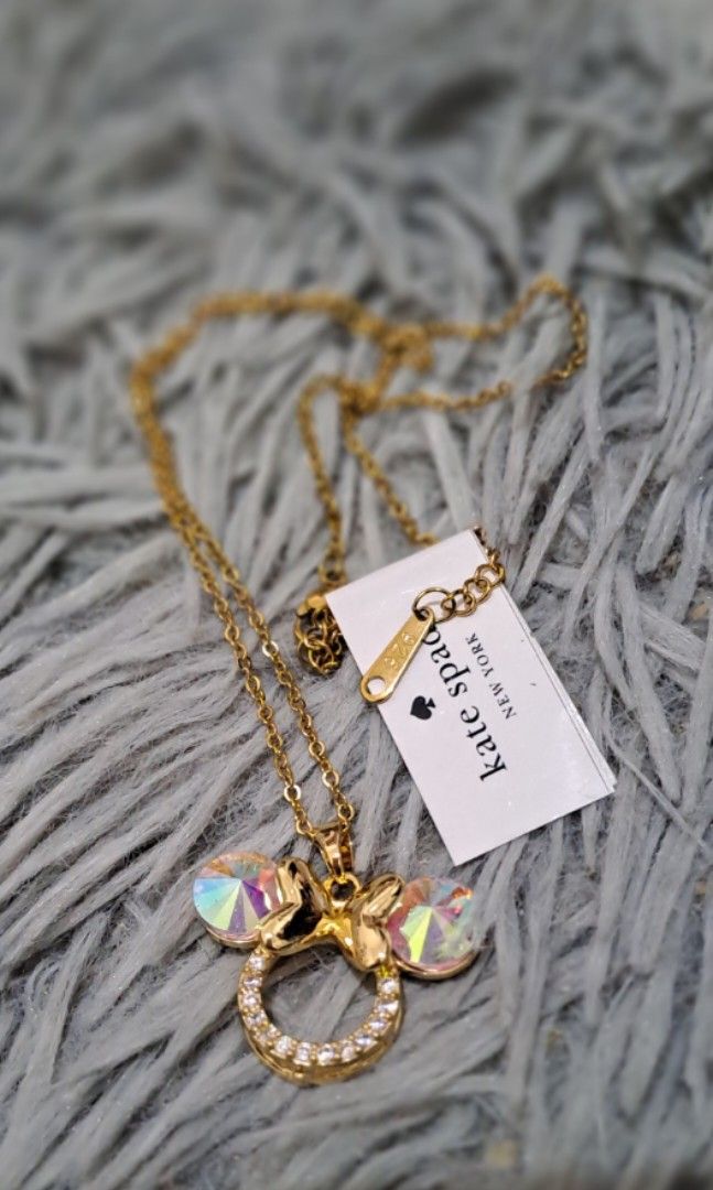 SALE HARI IBUUU Kalung Necklace Kate Spade x Disney (HARGA NETT NO NEGO)