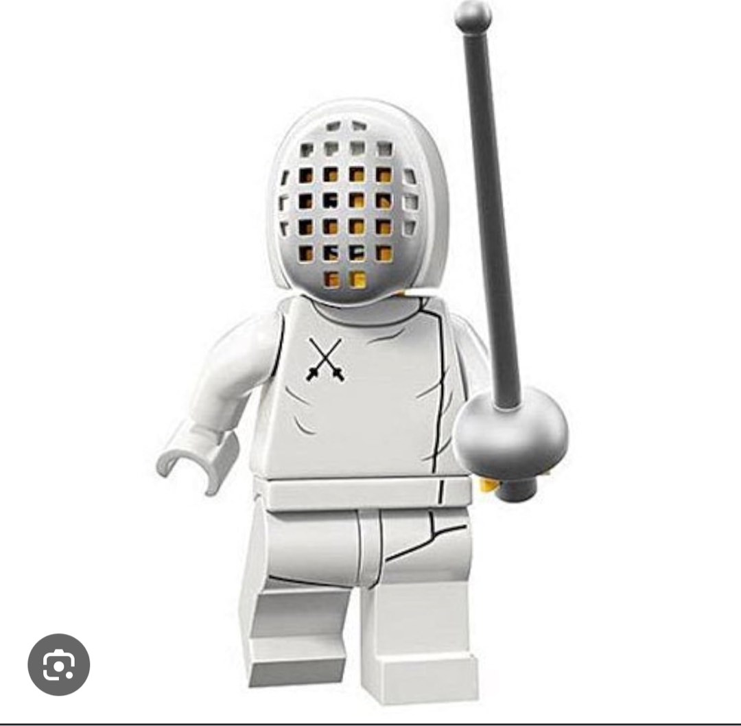 Lego Fencer Guy Minifigure Hobbies Toys Toys Games on Carousell
