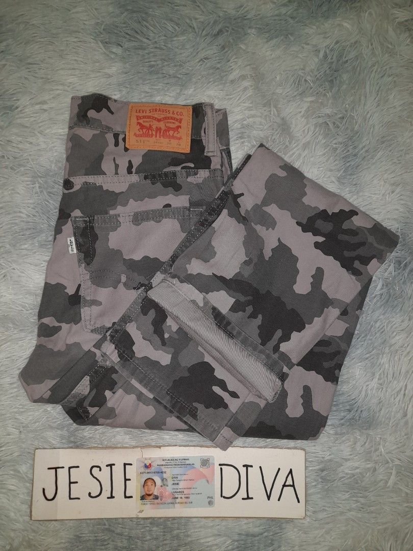 Levi camo pants 511 best sale