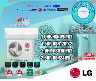 Lg premium dual inverter split type ipx2, TV & Home Appliances, Air ...