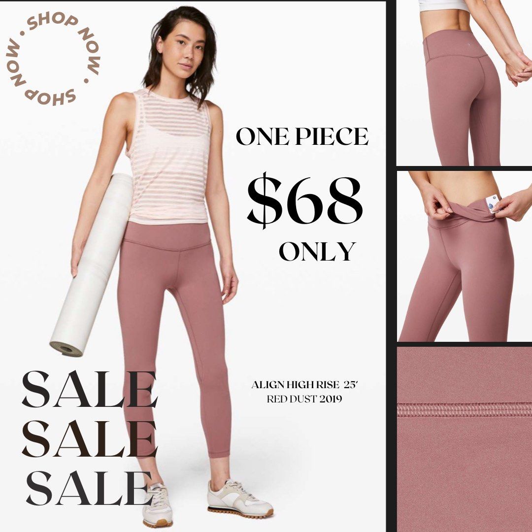 Lululemon red dust align clearance