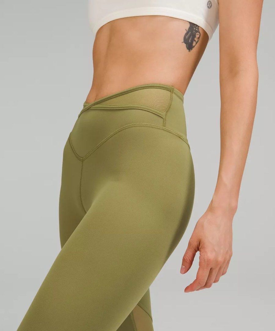 Lululemon criss cross mesh leggings online