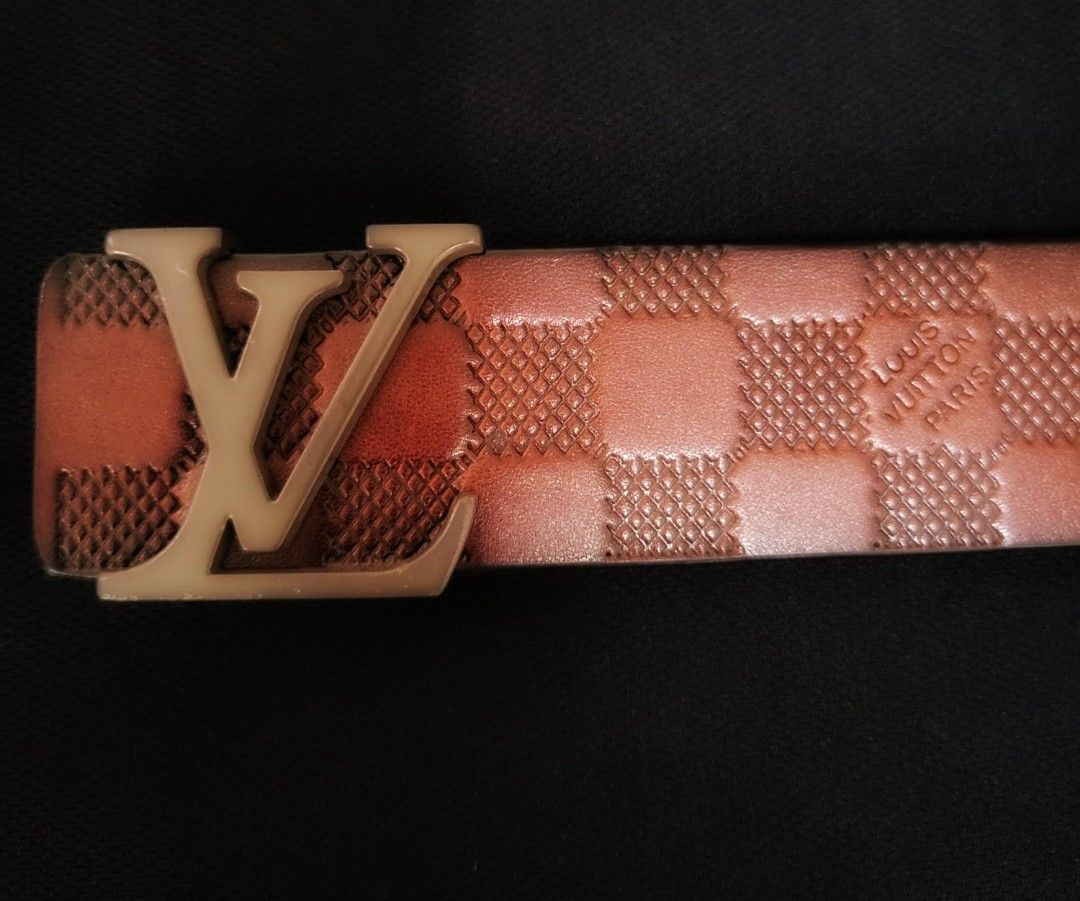 LV Belt. Louis Vuitton Belt. Genuine Leather. Unisex. Luxury Accessories on Carousell