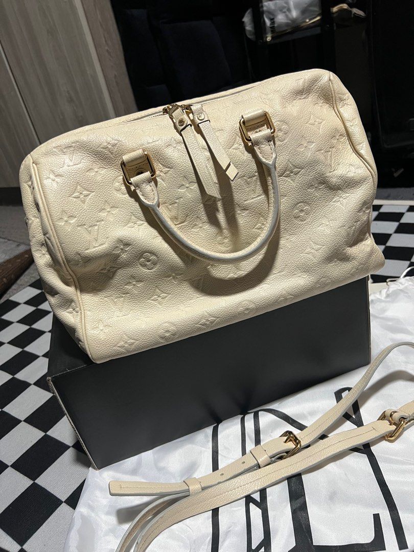 LV Louis Vuitton 30 Bandou Monogram Empreinte Neige Handbag Luxury Bags Wallets on Carousell