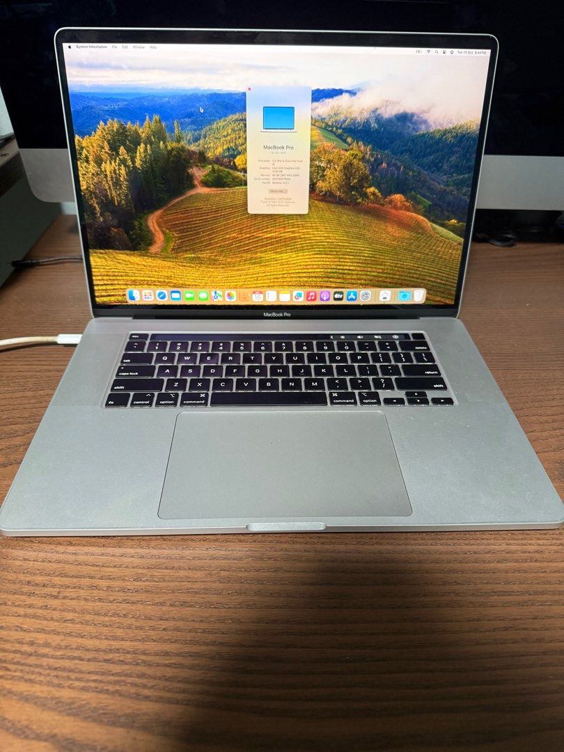 MacBookPro16inch2019/16GB/1512GB/corei7