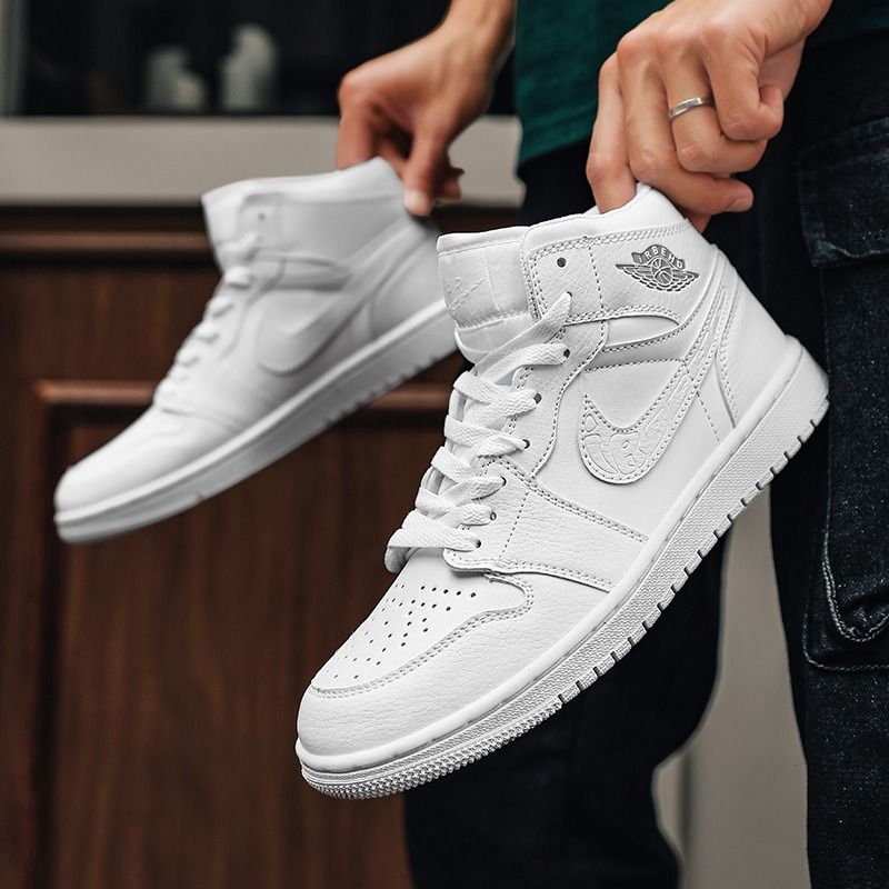 Solid white air force ones cheap