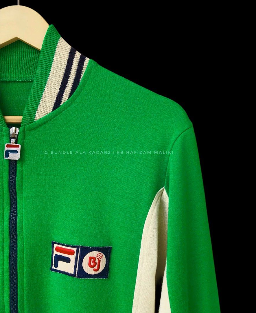 Green fila bj jacket discount