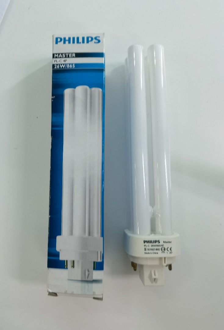 Philips Master PL-C 26W/865 4P light bulbs, Furniture & Home Living ...