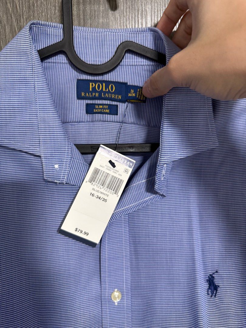 fitted dresses for large busts Polo Ralph Lauren Men's Stretch Poplin Shirt - Lafayette Blue