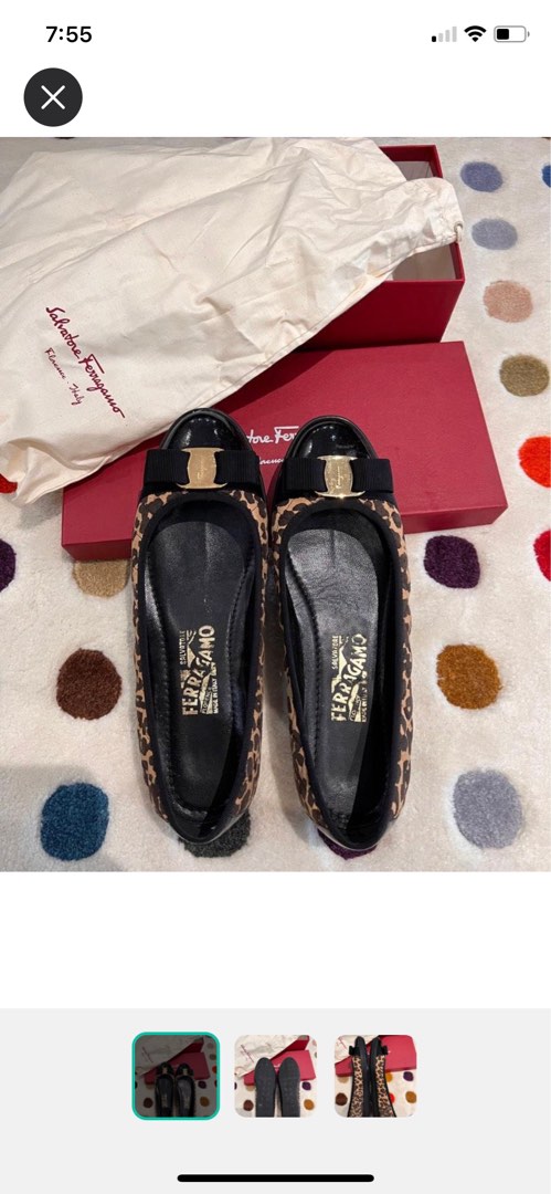 Salvatore Ferragamo Rufina Flats Luxury Sneakers Footwear on Carousell