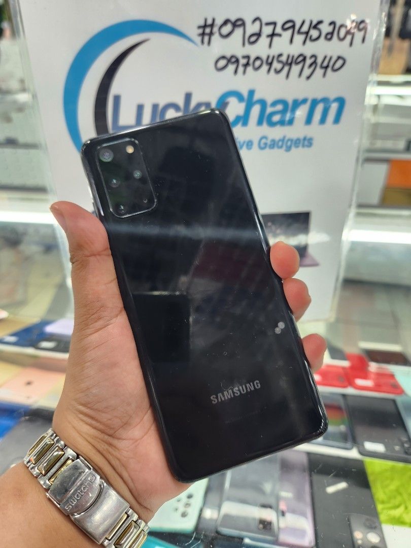 Samsung S20+ (Category: Samsung) located in Manila. Submitted by lucky.charm.gadgets (Listing ID 1332558544, Image 1). Description: Samsung S20+ 8gb/128gb NTC APPROVED GOOD FOR BOARD GOOD CAMERA LCD ISSUE MORE LINES Buy at your own risk 😊 For fast transaction call/text 09279452049,09704549350 *PAG COD SAMIN ANG PERSONAL RIDER Required po yung Payment First sa shipping !if our transaction is unsuccessful the shipping fee will be yours.Thank you😊