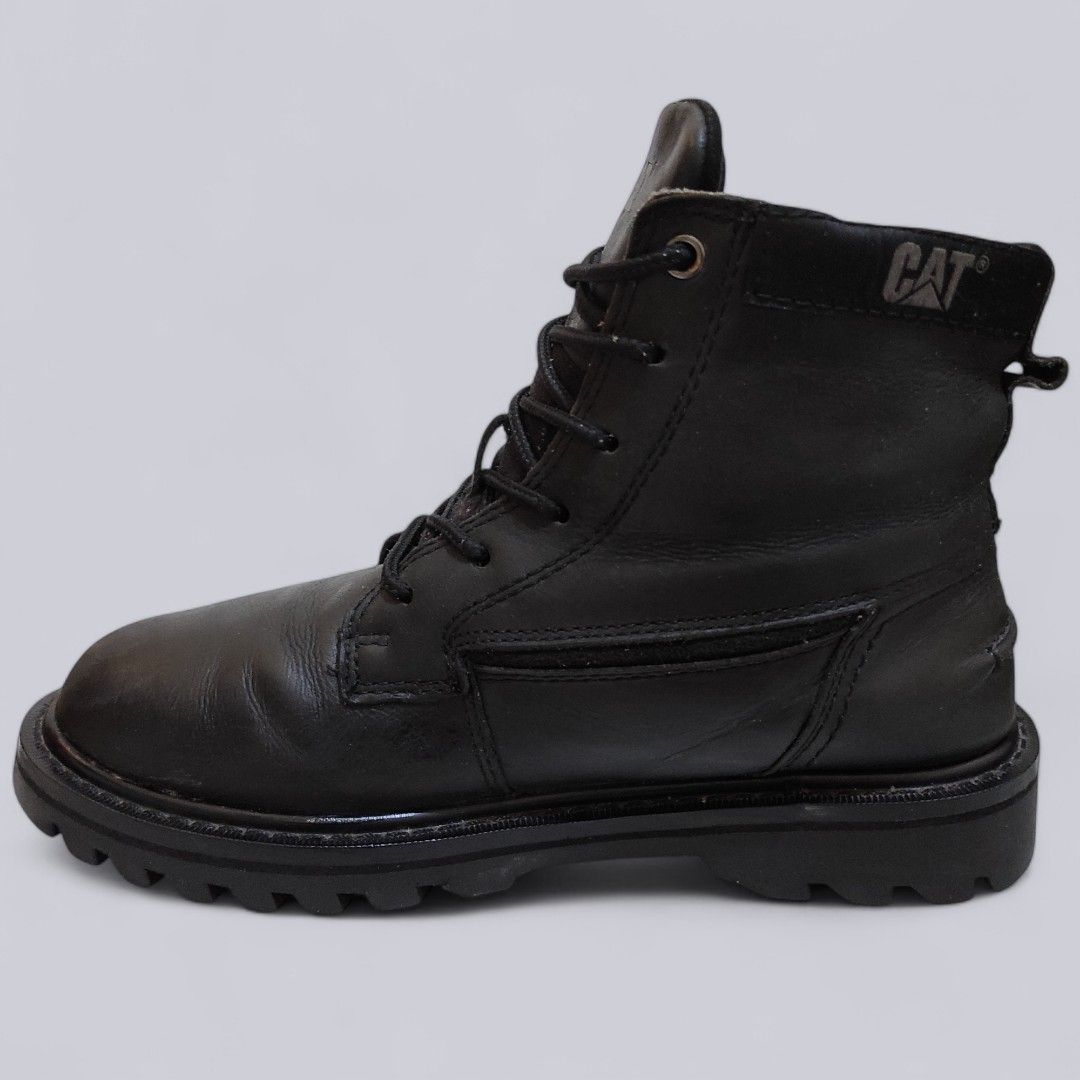Sepatu Boots Pria Kulit Caterpillar Swingshift Black Original Size 40 Fesyen Pria Sepatu Sepatu Boot di Carousell
