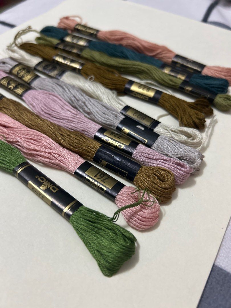 (Set 16) DMC Cotton Threads 8m Cross Stitch Embroidery (Category: Craft Supplies & Tools) located in Makati City. Submitted by luizamtups (Listing ID 1305589540, Image 2). Description: .
