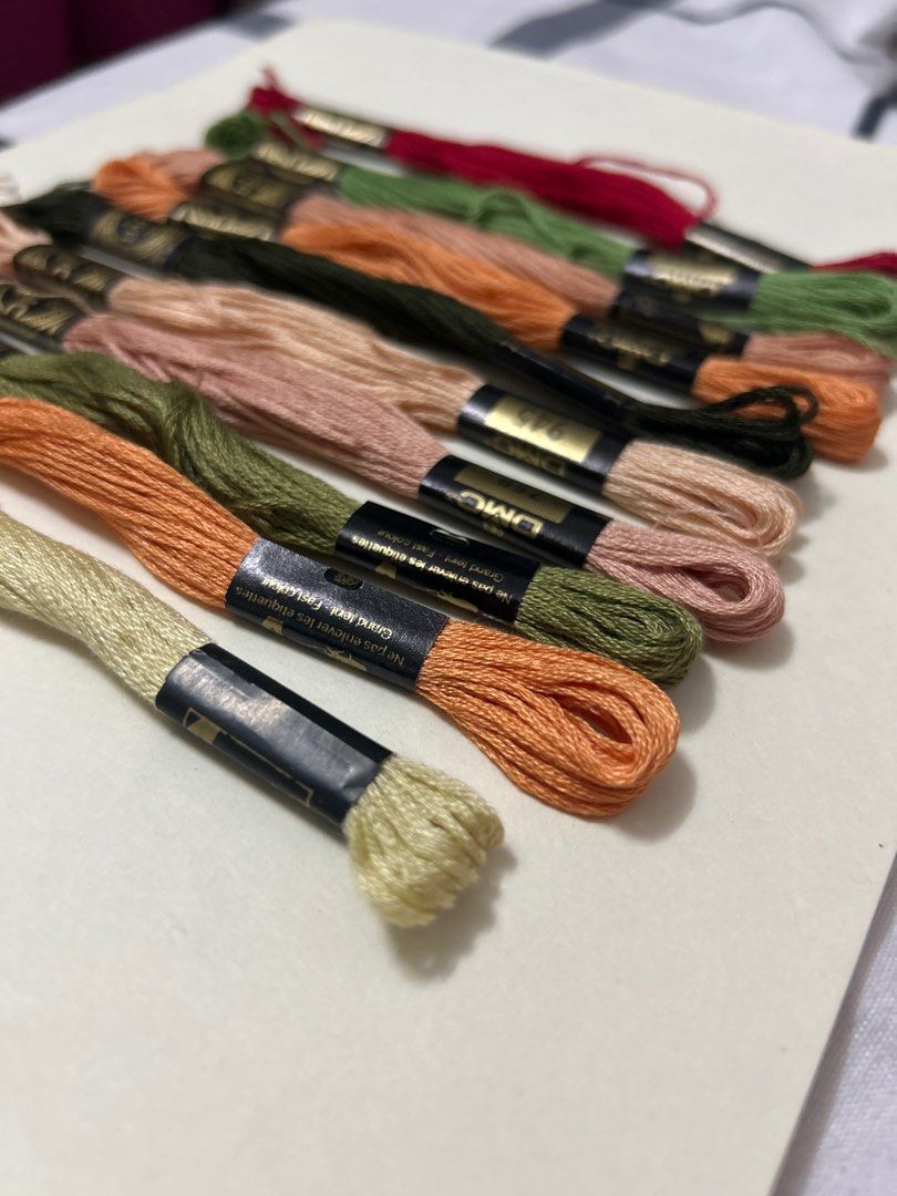 (Set 6) DMC Cotton Threads 8m Cross Stitch Embroidery (Category: Craft Supplies & Tools) located in Makati City. Submitted by luizamtups (Listing ID 1305585760, Image 2). Description: .