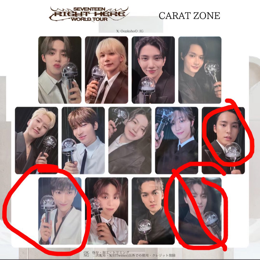 【2024春夏新色】 SEVENTEEN CARAT CD ジョンハン フォトカード トレカ ZONE K-POP・アジア
