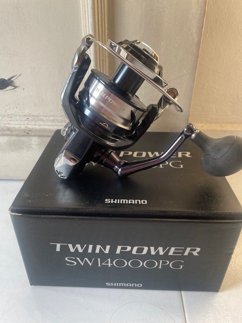 SHIMANO TWIN POWER SW14000PG スピニングリール シマノ ツインパワー SW 14000PG (リール) 価格比較 - 価格.com