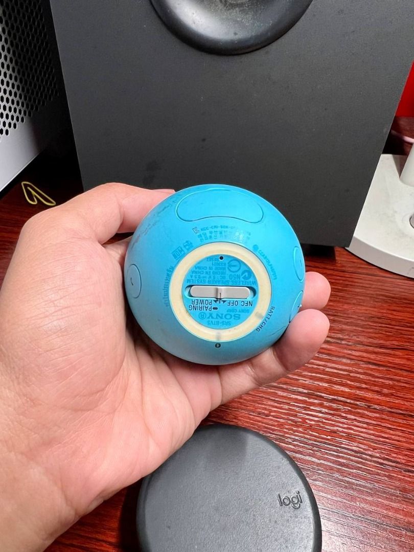 Sony Bluetooth speaker srs-Btv5 (BLUE) (Category: Portable Audio Accessories) located in Baguio. Submitted by carlbenta (Listing ID 1332582925, Image 3). Description: Sony Bluetooth speaker srs-Btv5 (BLUE) -Working well -All buttons working -Bluetooth pairing working well -Slight scratches issue only Location: Baguio City Shipping: J&T/FLASH/LBC .