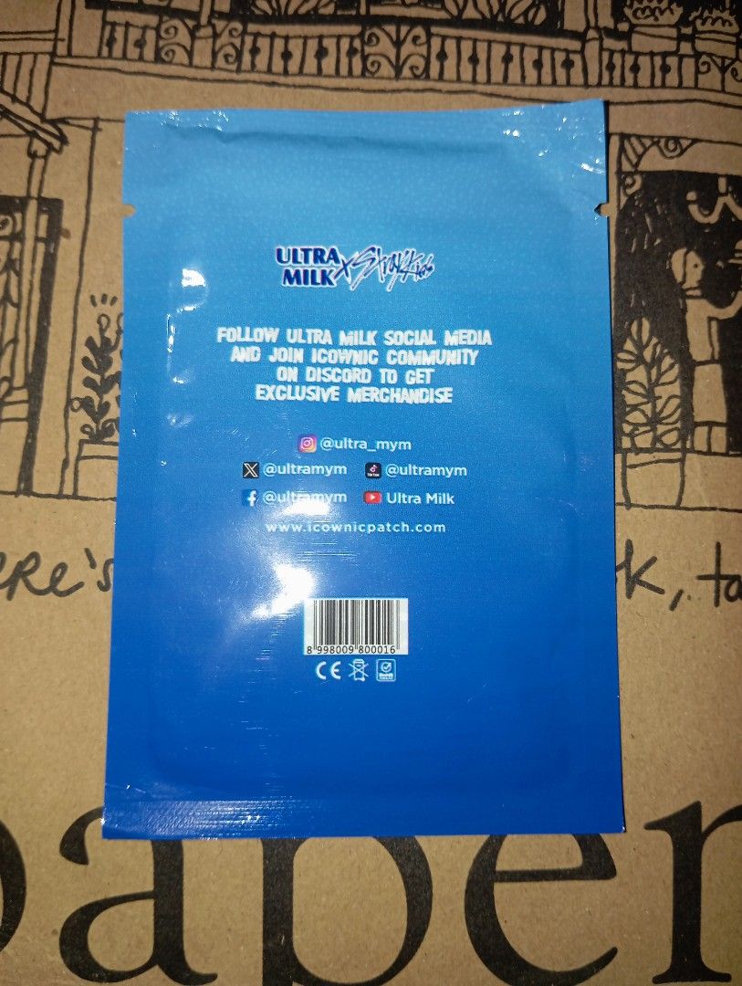 Straykids x Ultramilk Photocard (Category: K-Wave Merchandise) located in Caloocan City. Submitted by thebargainph (Listing ID 1332521585, Image 2). Description: Still sealed. MOP: Gcash MOD: Lalamove/JNT.