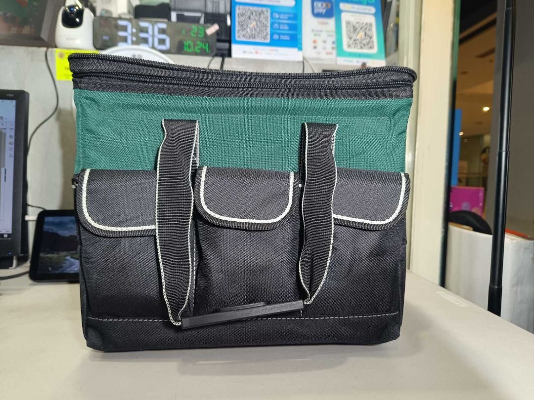 Tool Sentryx Heavy Duty Tools Bag (Category: Construction Tools & Equipment) located in Paranaque City. Submitted by urbangiz_amb (Listing ID 1332536810, Image 2). Description: LARGE CAPACITY: Our multi-purpose work bag is designed for gardener, mechanics, electrician, carpenters, builders, and more. With uniquely square-shaped, It provids 30% more storage space compared to bags of the same length. It features three steel ring reinforcements, ens