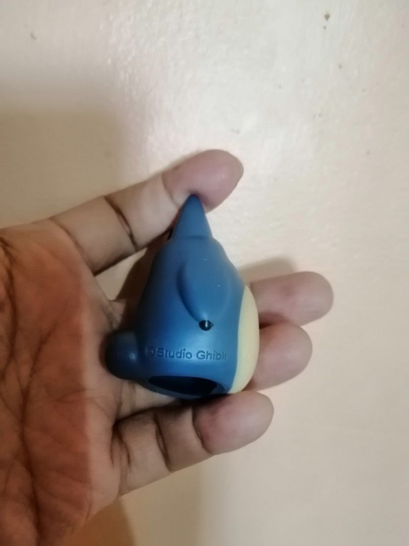 Totoro figure (Category: Figurines & Statues) located in Baguio. Submitted by zalille (Listing ID 1332488835, Image 3). Description: Euc Rubber or vinyl plastic Thick good quality With markings Around 2.5in height.