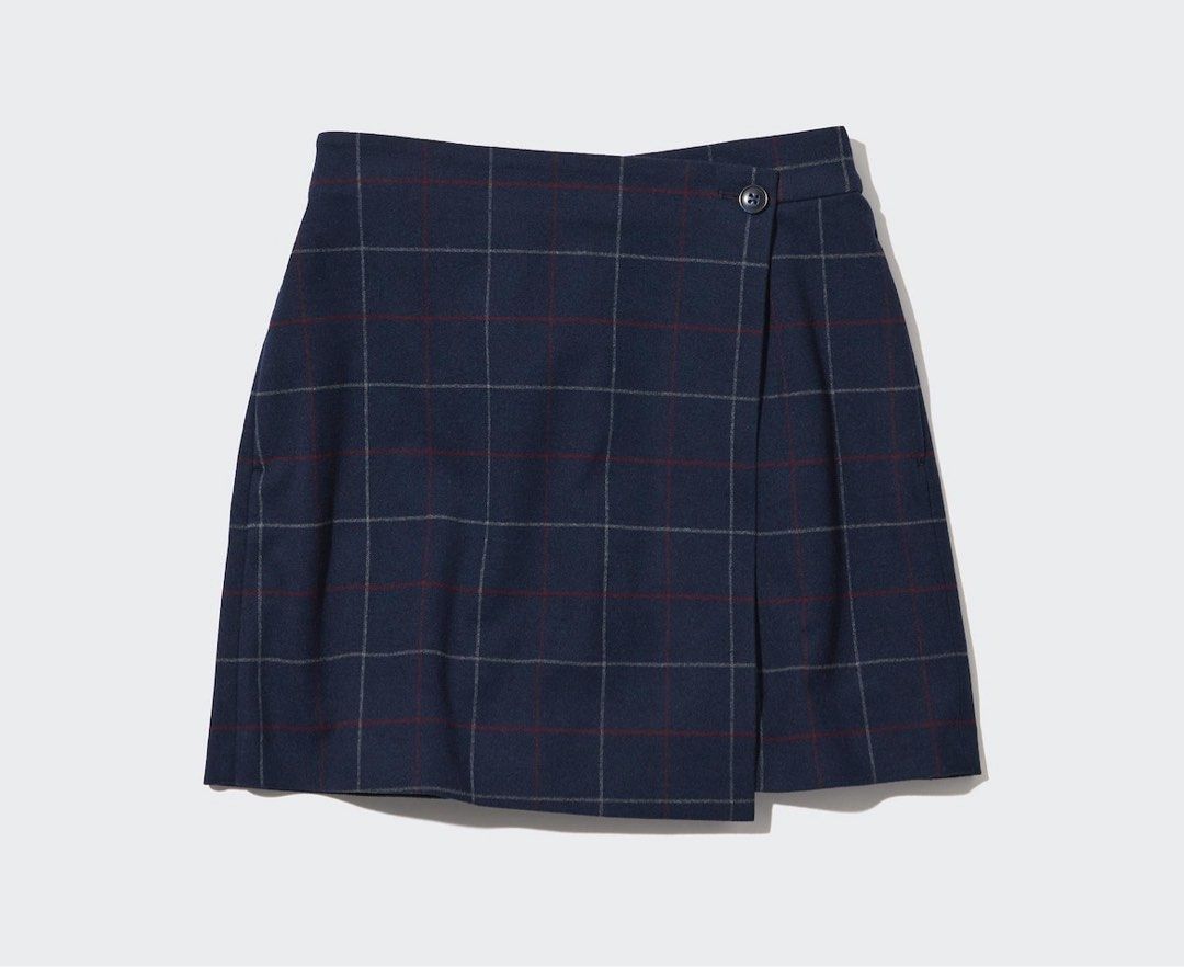 UNIQLO Smart Skorts Windowpane, Women's Fashion, Bottoms, Skirts