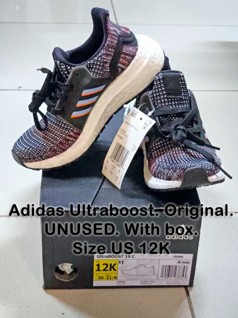 UNUSED Adidas Ul traboost 19C for Kids Babies Kids Babies Kids Fashion on Carousell