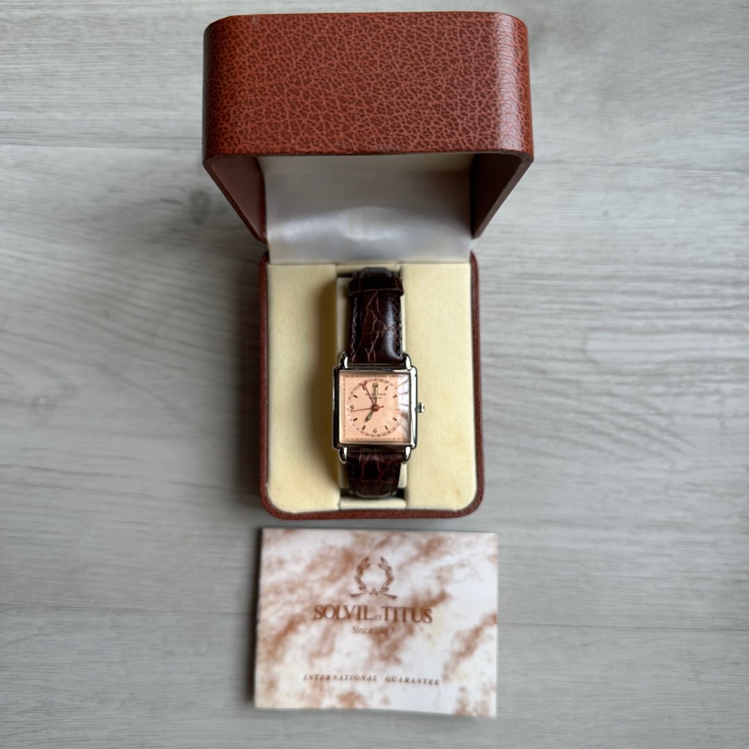 Solvil et titus square watch best sale