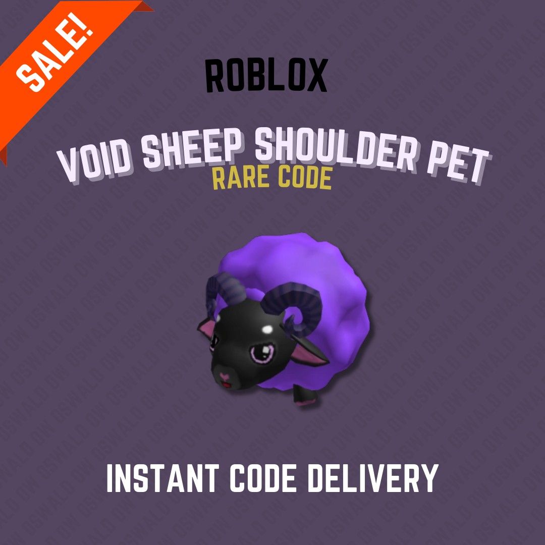 Void Sheep Shoulder Pet - Roblox Item Code (Category: Game Gift Cards & Accounts) located in Manila. Submitted by oswaldow (Listing ID 1332612561, Image 1). Description: I am selling rare/exclusive roblox item code from Microsoft/Amazon Prime Gaming. The promotion event of the item was few months/years ago but still redeemable up until this day. The payment process is through Gcash. I also do meetups if you are nearby my area. Cash on the Deliver