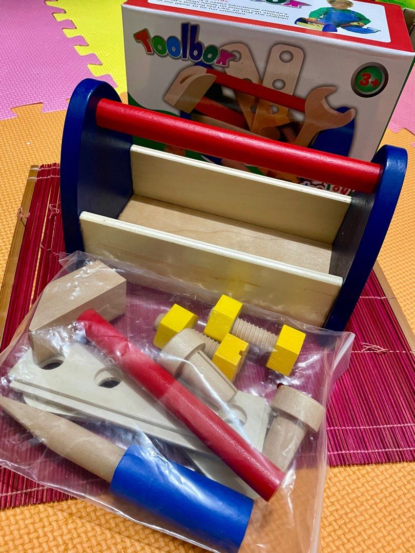 WOODEN TOOL BOX SET (Category: Craft Supplies & Tools) located in Cavite. Submitted by AlwaysGiveBack (Listing ID 1332536085, Image 1). Description: Brand new with box Bdo gcash Gogo lalamove ₱360 only.