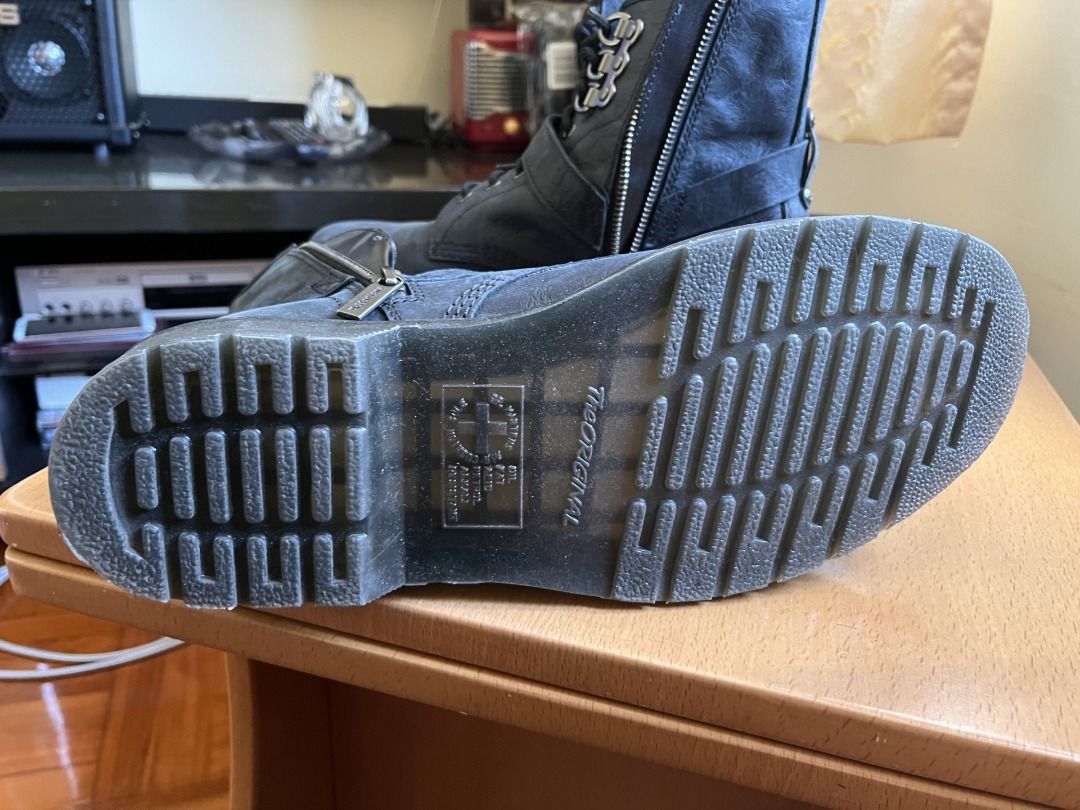 1460 Hardware Antique Leather Lace Up Boots (Zipper on side for easy