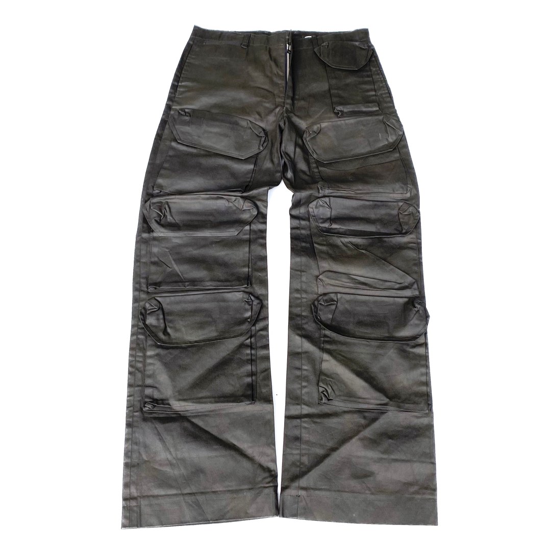 00s civarize japanese やわらか label flare denim