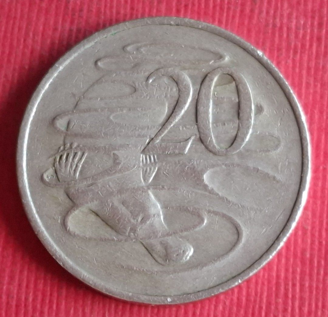 753大型澳洲1980年〔伊莉莎白女王〕20分澳幣乙枚。保真。美品。, 書籍、休閒與玩具, 收藏、紀念品, 錢幣、紙鈔在旋轉拍賣