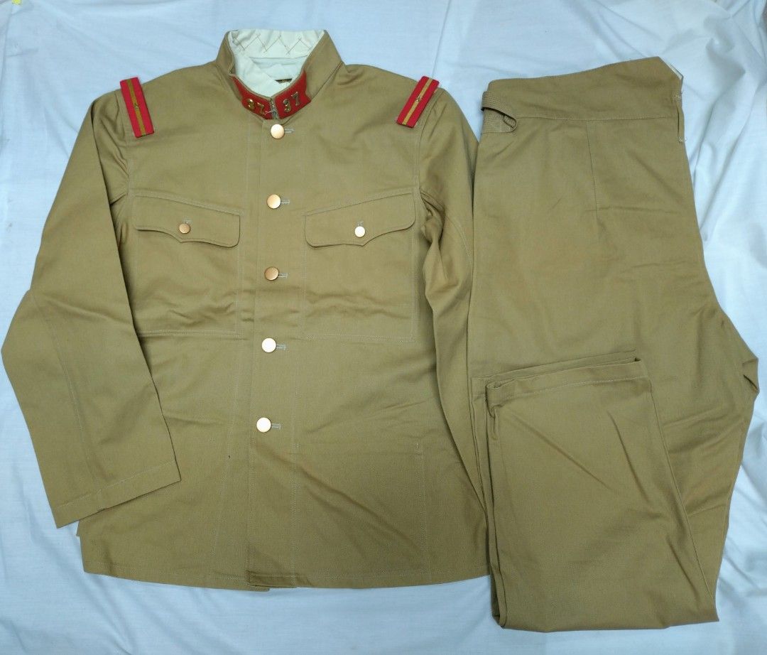 日本帝国陸軍四五式軍服衫&褲桜井製, 興趣及遊戲, 收藏品及