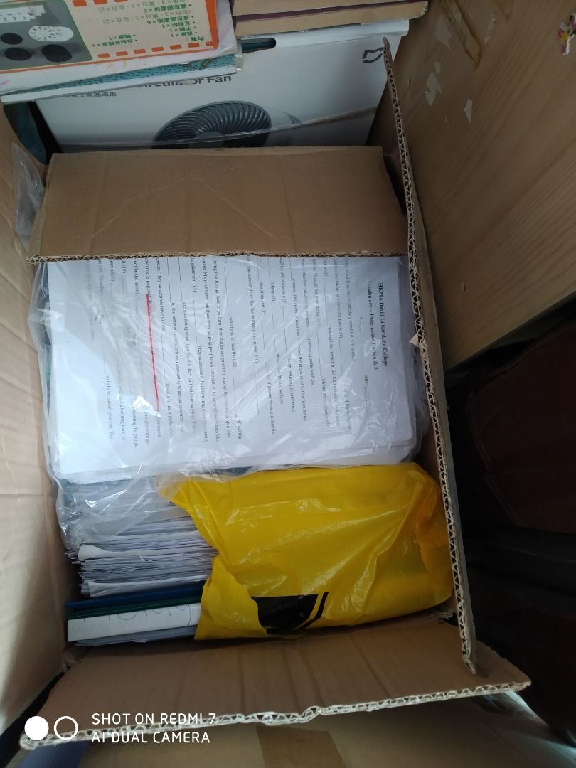 李國寶中學, 中二舊筆記, 工作紙, 書, 一箱, 興趣及遊戲, 書本& 文具, 補充練習- Carousell