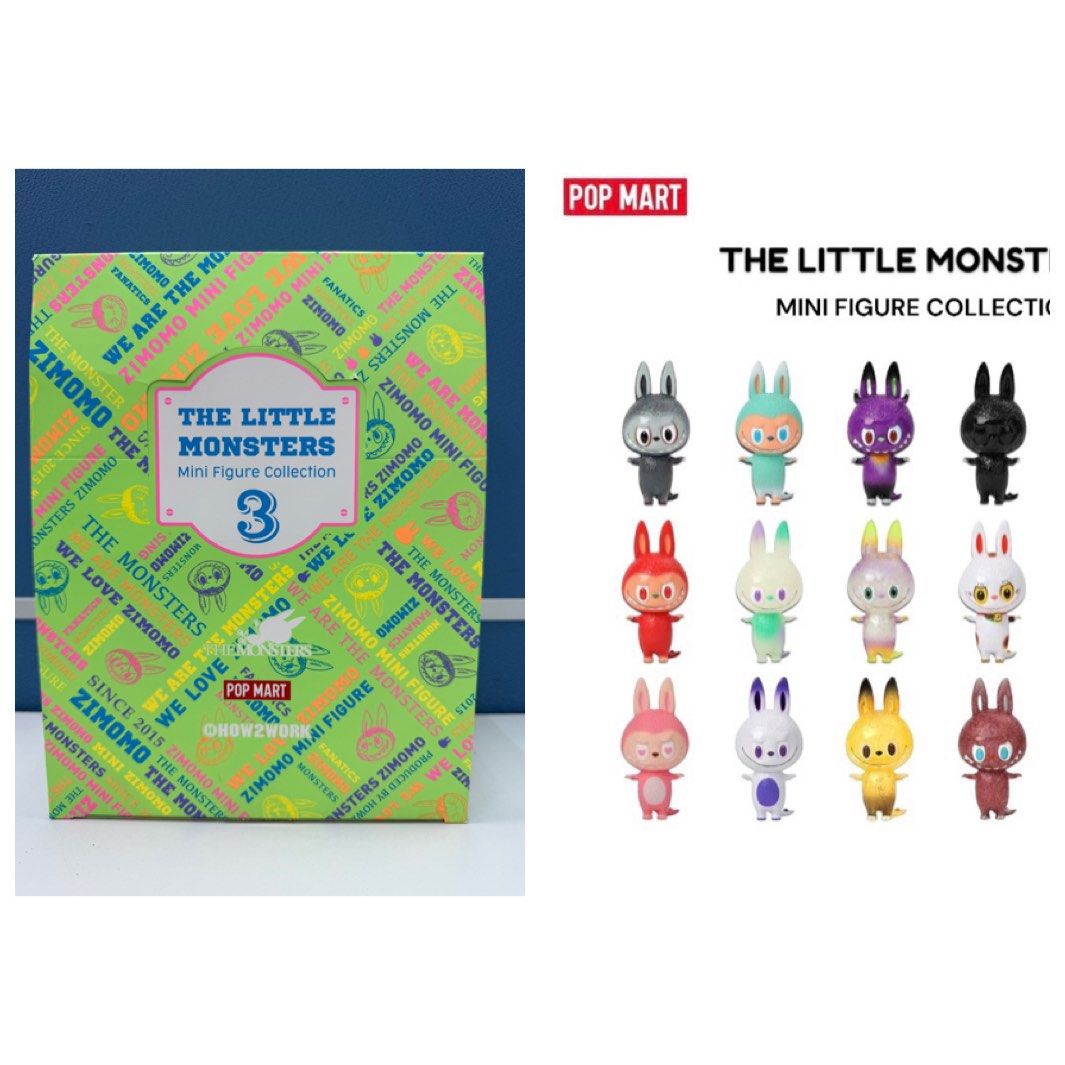 ⭐️💢現貨-迷你ZIMOMO系列3代💢⭐️ pop mart popmart how2work the