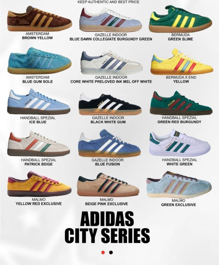 adidas city series list
