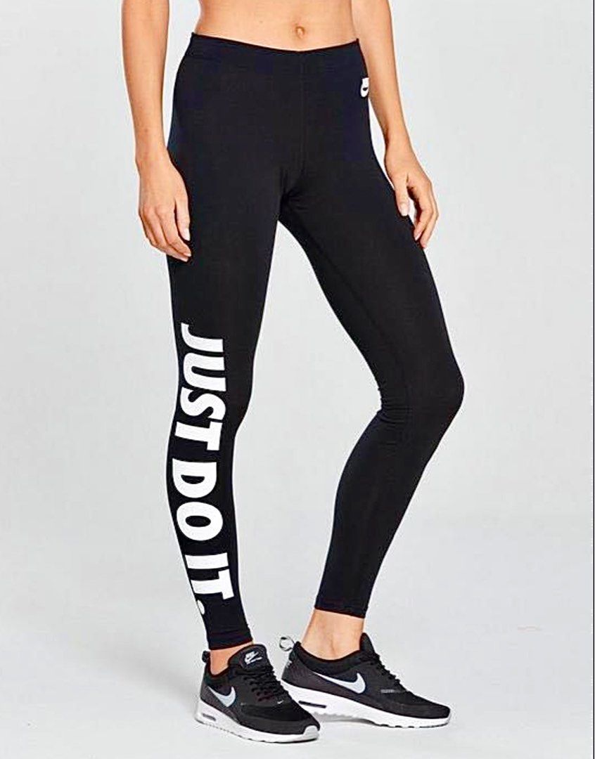 Nike Just Do It Leggings, Women's Fashion, Activewear on Carousell
