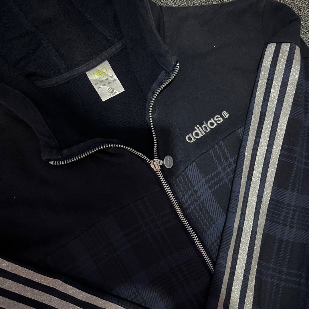 Adidas Neo Vintage 90s Collection Sweater Hoodie Fesyen Pria Pakaian Atasan di Carousell